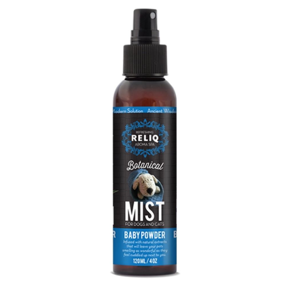 Reliq Botanical Mist Baby Powder Pet Spray 120ml - Kohepets