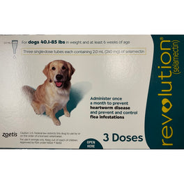 Revolution For Dogs Weighing 20.1-40kg 3ct - Kohepets