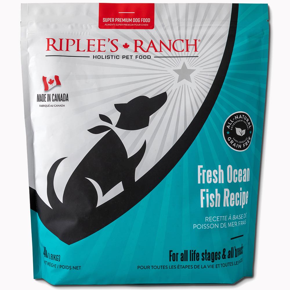 Riplee's Ranch Fresh Ocean Fish Grain-Free Dry Dog Food 4lb