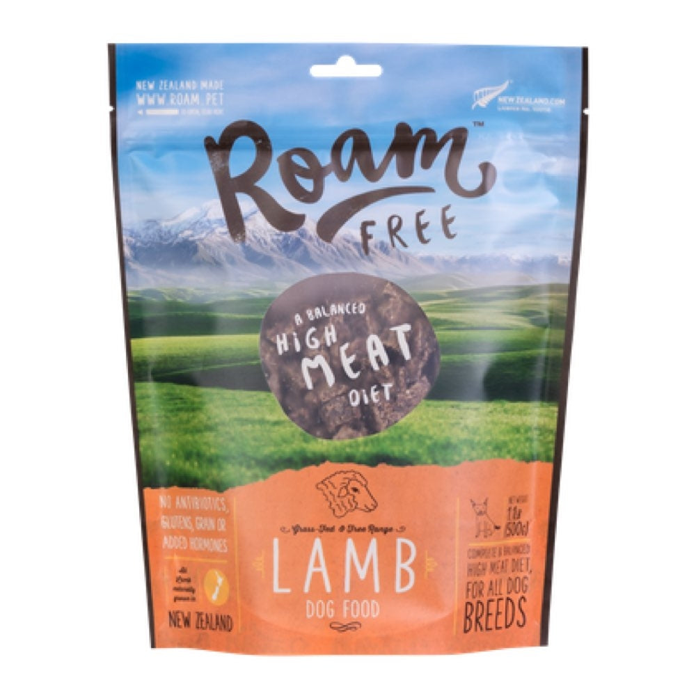 Roam Free Grass-Fed Lamb Grain Free Air Dried Dog Food | Kohepets