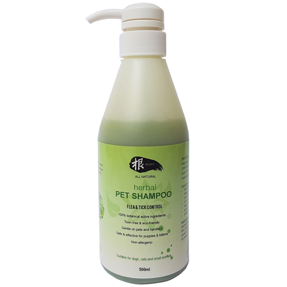 Roots All Natural GEN Herbal Flea & Tick Control Pet Shampoo - Kohepets