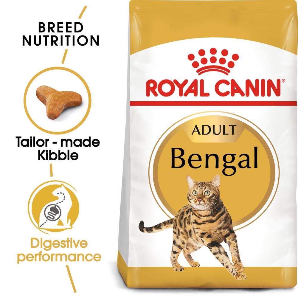 Royal Canin Feline Breed Nutrition Adult Bengal Dry Cat Food 2kg - Kohepets