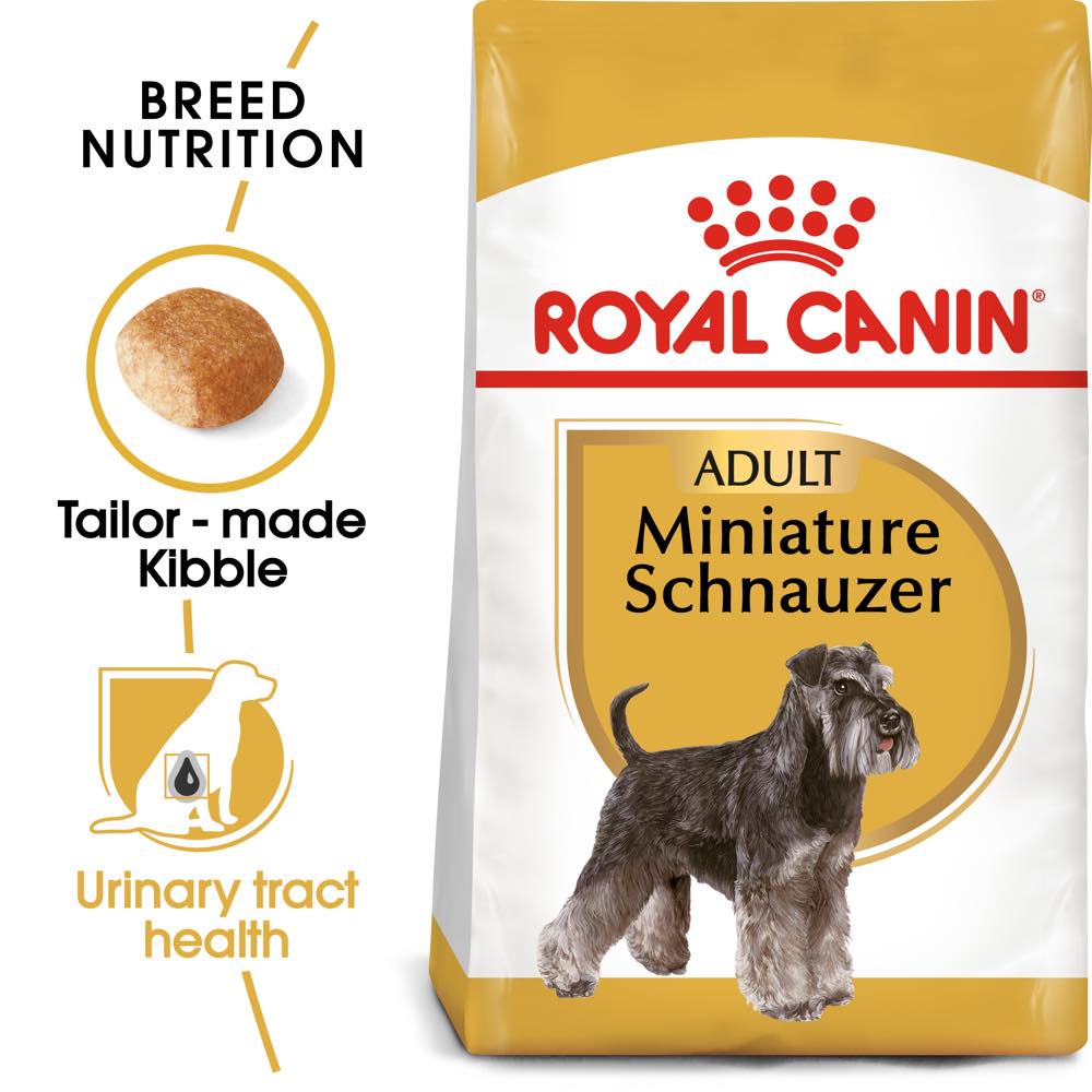 Royal Canin Breed Health Nutrition Miniature Schnauzer Dry Dog Food 3kg - Kohepets