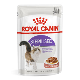 Royal Canin Feline Health Nutrition Sterilised Pouch Cat Food 85g - Kohepets