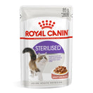 $9 OFF: Royal Canin Feline Health Nutrition Sterilised in GRAVY Adult Pouch Cat Food 85g x 12
