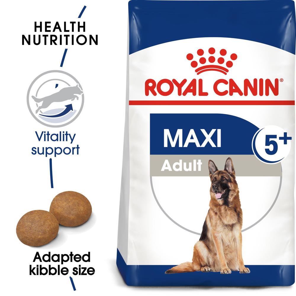 Royal Canin Maxi Adult +5 Dry Dog Food 15kg - Kohepets