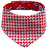 RuffCo Handcrafted Reversible Bandana For Cats & Dogs (Red Puppies)