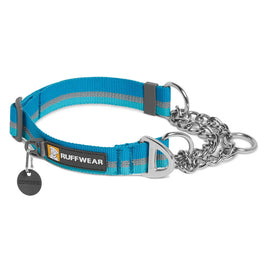 Ruffwear Chain Reaction Reflective Martingale Dog Collar (Blue Dusk) - Kohepets