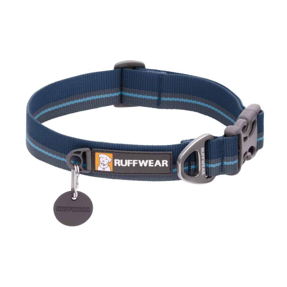 Ruffwear Flat Out Patterned Dog Collar (Blue Horizon) - Kohepets