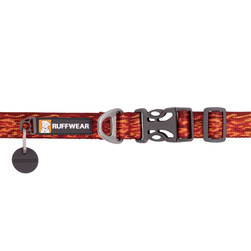 Ruffwear Flat Out Patterned Dog Collar (Ember Distortion) - Kohepets