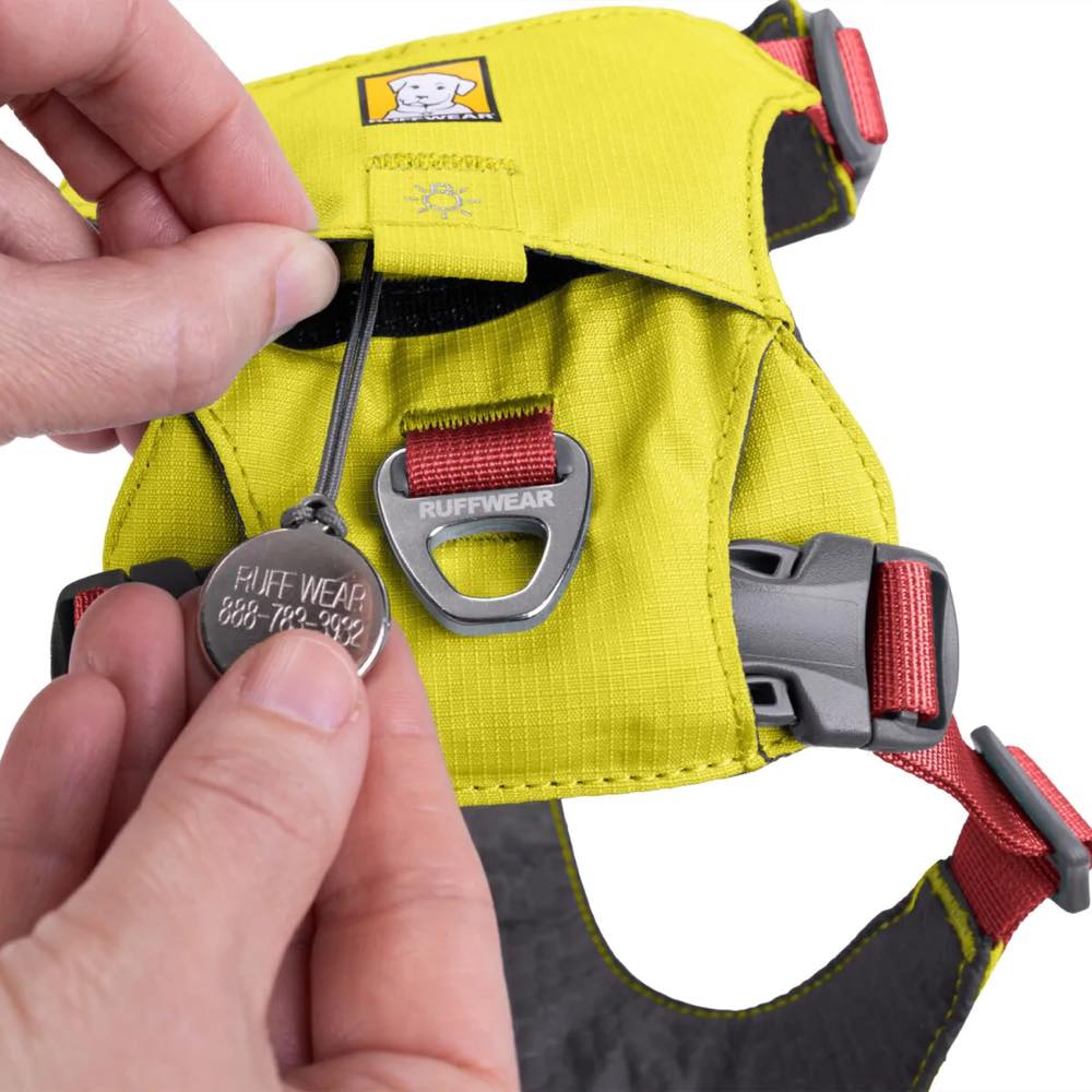 KOHE-VERSARY 10% OFF: Ruffwear Hi & Light Lightweight Low-Profile Dog Harness (Lichen Green)