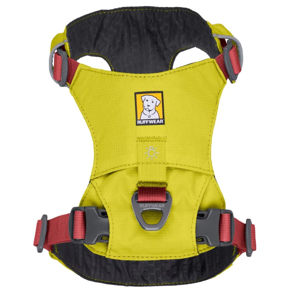 KOHE-VERSARY 10% OFF: Ruffwear Hi & Light Lightweight Low-Profile Dog Harness (Lichen Green)