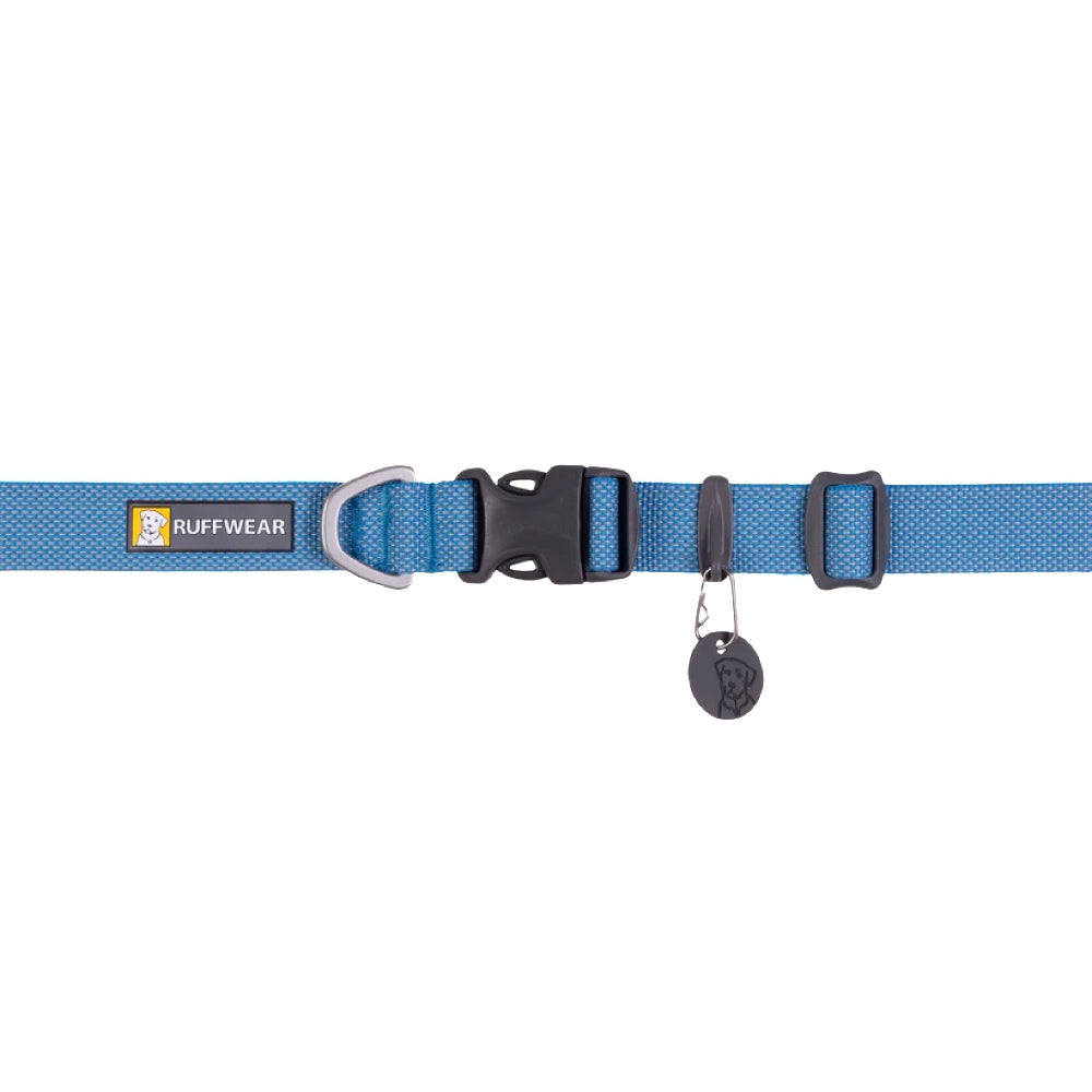 KOHE-VERSARY 10% OFF: Ruffwear Hi & Light Lightweight Minimal Dog Collar (Blue Dusk)