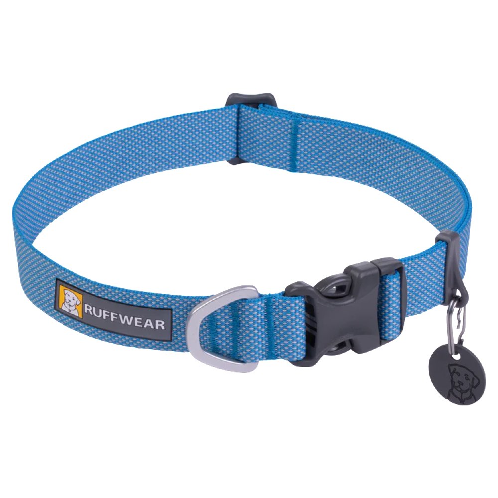 KOHE-VERSARY 10% OFF: Ruffwear Hi & Light Lightweight Minimal Dog Collar (Blue Dusk)