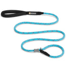 Ruffwear Just-a-Cinch Reflective Rope Slip Dog Leash (Blue Atoll)