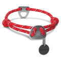Ruffwear Knot-a-Collar Reflective Adjustable Rope Dog Collar (Red Currant) - Kohepets