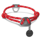 Ruffwear Knot-a-Collar Reflective Adjustable Rope Dog Collar (Red Currant)