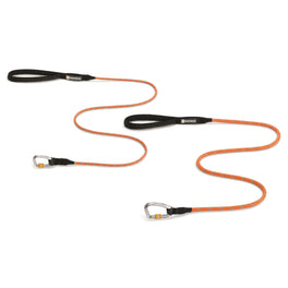 Ruffwear Knot-a-Leash Reflective Rope Dog Leash (Pumpkin Orange) - Kohepets