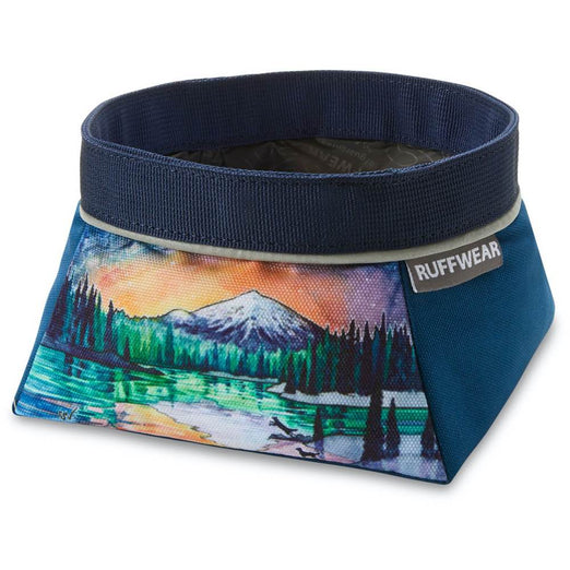 Ruffwear Quencher Artist Series Collapsible Food & Water Dog Bowl (Sparks Lake) - Kohepets