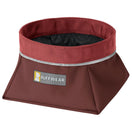 Ruffwear Quencher Collapsible Food & Water Dog Bowl (Fired Brick)