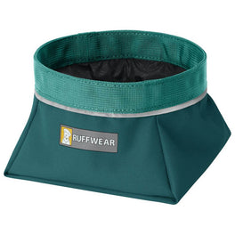 Ruffwear Quencher Collapsible Food & Water Dog Bowl (Tumalo Teal) - Kohepets