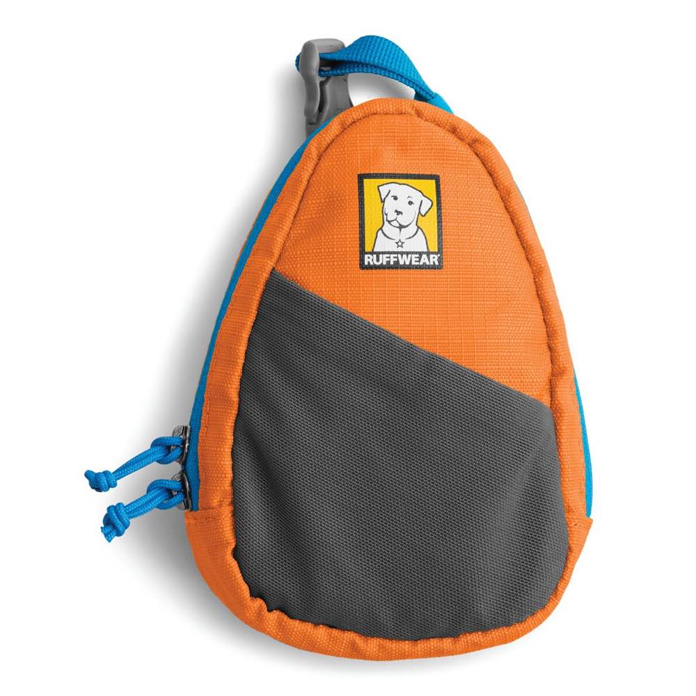 Ruffwear Stash Bag Multi-Function Dog Poop Bag Dispenser (Orange Poppy) - Kohepets