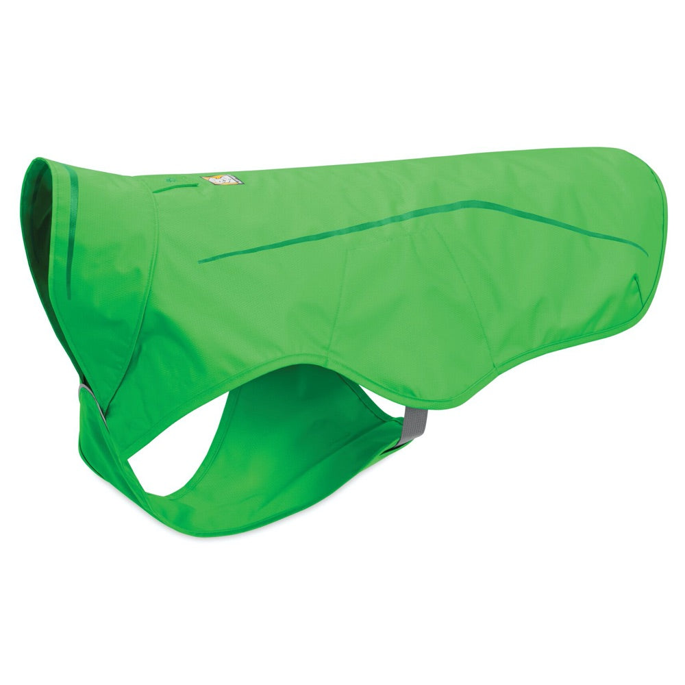 Ruffwear Sun Shower Reflective Lightweight Dog Raincoat (Meadow Green) - Kohepets