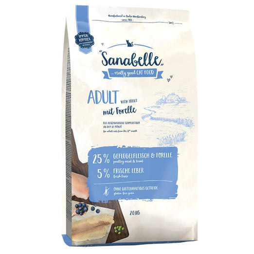 Sanabelle Adult With Fine Trout Dry Cat Food - Kohepets