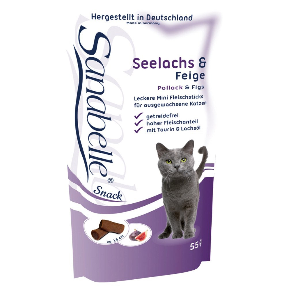 Sanabelle Pollack & Figs Cat Sticks 55g - Kohepets