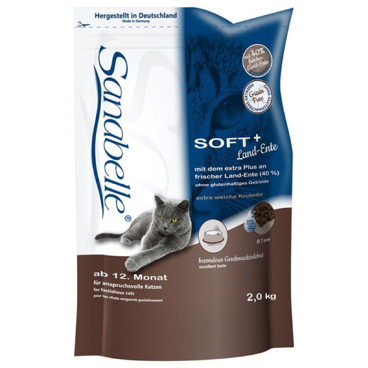 Sanabelle Soft+ Fresh Farm Duck Adult Dry Cat Food - Kohepets