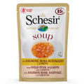 Schesir Soup With Wild Pink Salmon & Carrots Grain-Free Pouch Cat Food 85g x 20 - Kohepets