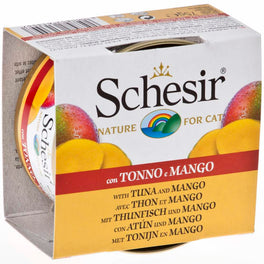 Schesir Tuna and Mango Fruit Dinner Canned Cat Food 75g - Kohepets