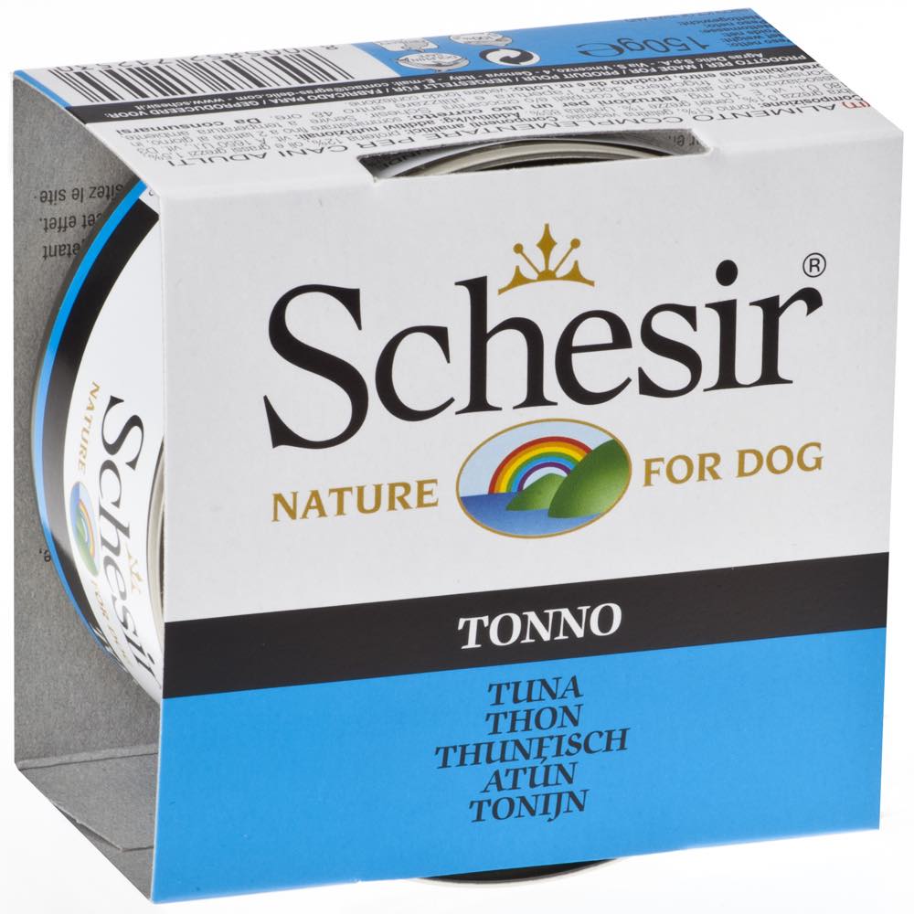 Schesir Tuna Jelly Canned Dog Food 150g - Kohepets