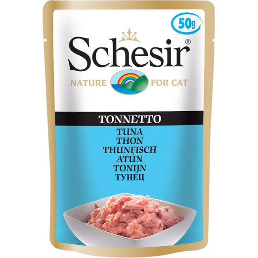 Schesir Tuna Pouch Cat Food 50g x 12 - Kohepets