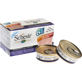 Schesir Tuna with Beef Fillets in Natural Jelly Canned Cat Food 6 x 50g Multipack - Kohepets