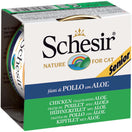 Schesir Chicken Fillets With Aloe Senior Canned Cat Food 85g