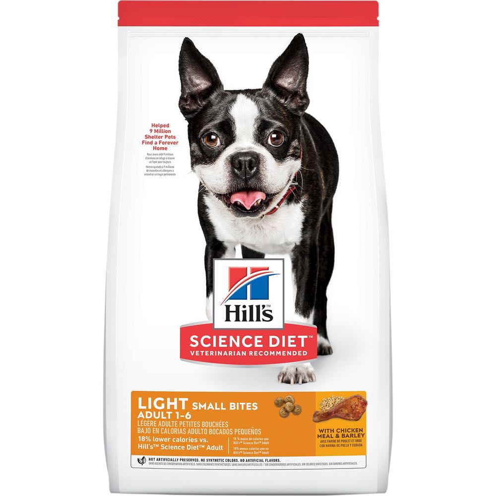 Science Diet Adult Light Small Bites Dry Dog Food 2kg - Kohepets