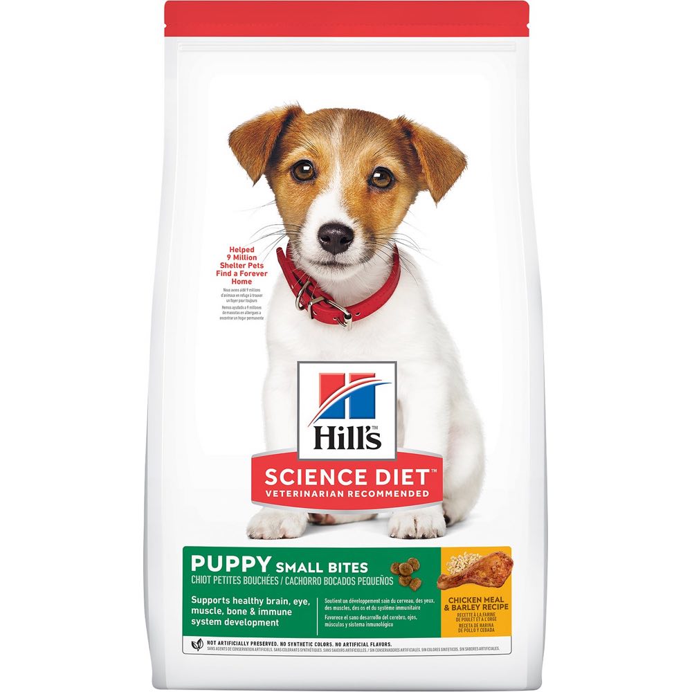 Science Diet Puppy Healthy Development Chicken Meal & Barley Small Bites Dry Dog Food - Kohepets