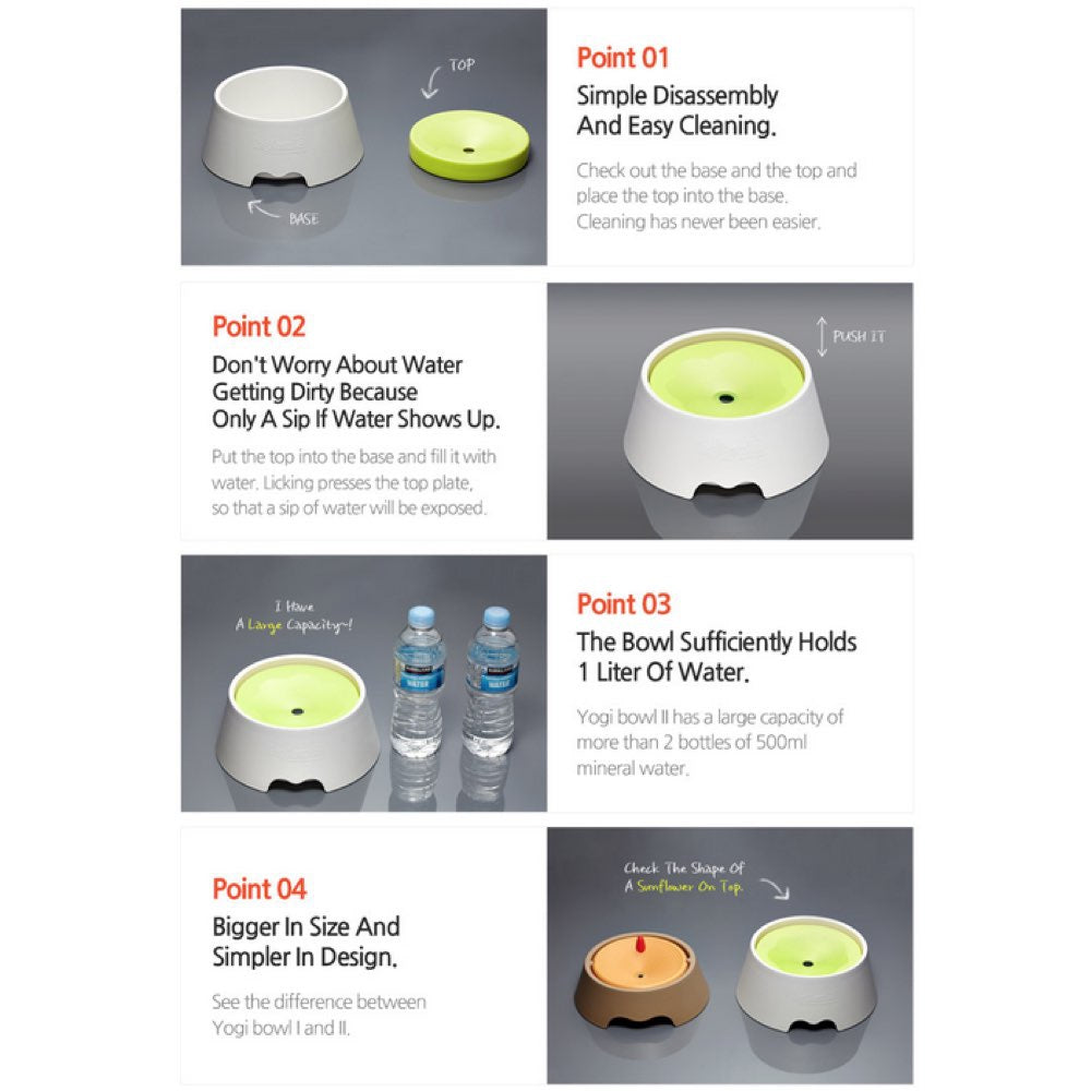 Yogi Water Bowl II - Kohepets