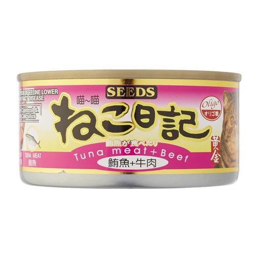 Seeds Miao Miao Tuna & Beef Grain Free Canned Cat Food 170g - Kohepets