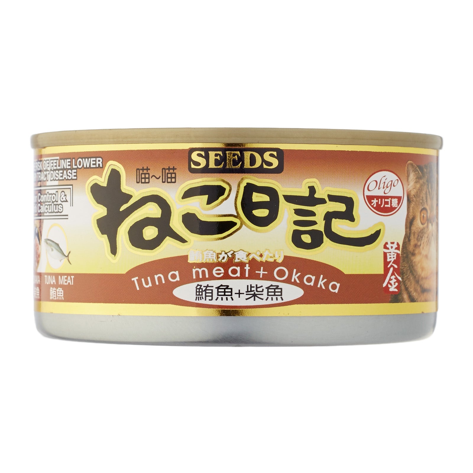 Seeds Miao Miao Tuna & Okaka Grain Free Canned Cat Food 170g - Kohepets