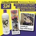 ZZZ #1 All Systems Self-Rinse Conditioning Pet Shampoo & Coat Refresher 16oz - Kohepets