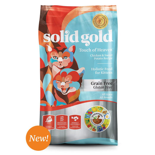 Solid Gold Touch of Heaven Chicken & Sweet Potato Kitten Formula Grain-Free Dry Cat Food 6lb - Kohepets