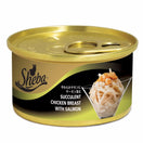 Sheba Succulent Chicken Breast With Salmon Canned Cat Food 85g