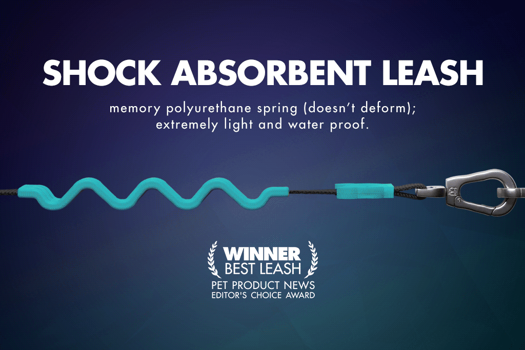 Ruff Shock Absorbent Dog Leash (Gotham) Kohepets