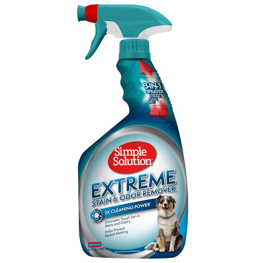 33% OFF: Simple Solution Extreme Stain & Odor Remover Spray For Dogs 32oz - Kohepets