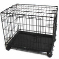 Simply Mansion Dog Cage With Wheels - Kohepets