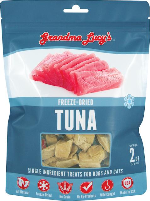 Grandma Lucy’s Singles Freeze Dried Tuna Dog Treats 2oz - Kohepets