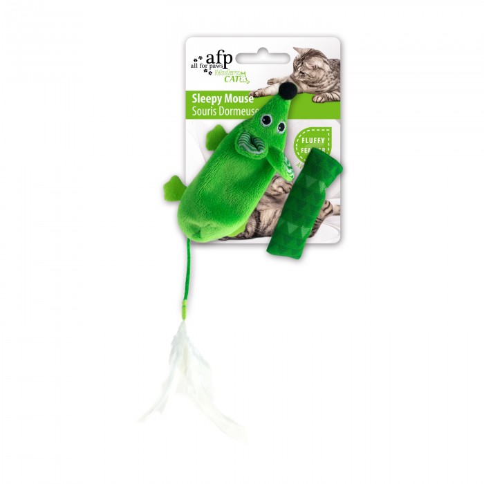 All For Paws Modern Cat Sleepy Mouse Cat Toy - Kohepets
