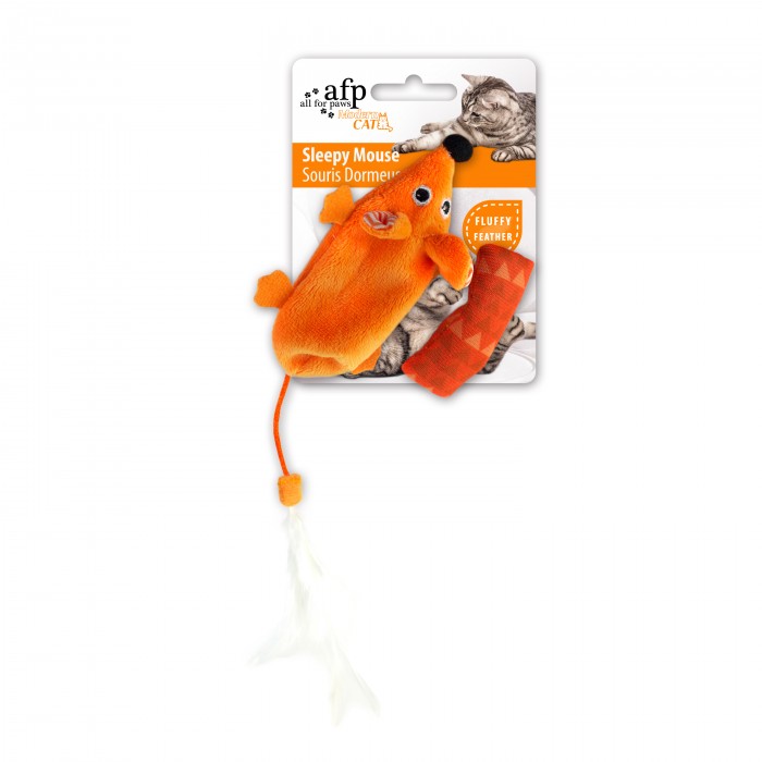 All For Paws Modern Cat Sleepy Mouse Cat Toy - Kohepets